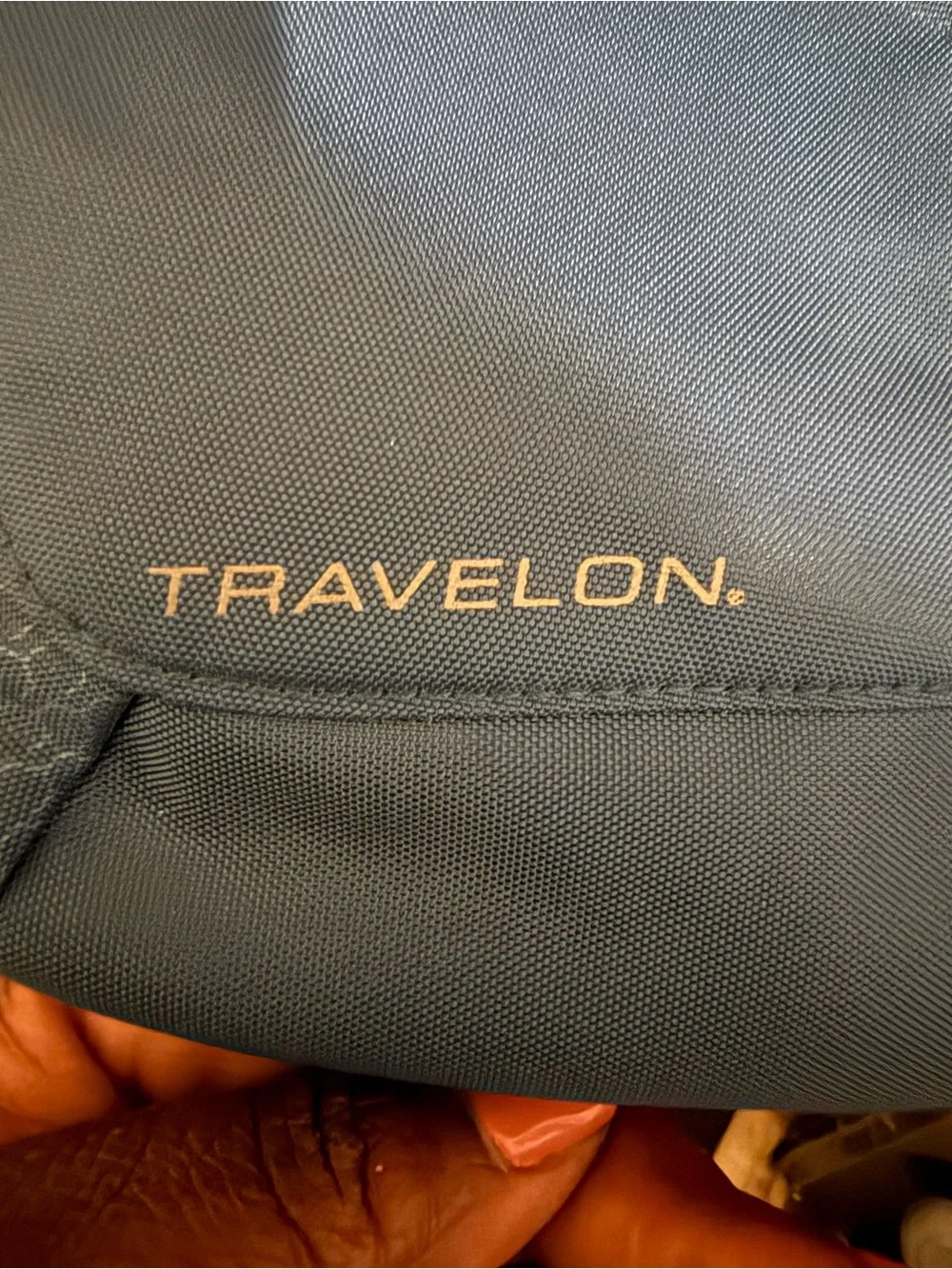 Travelon Navy Blue Crossbody Organizer Bag
